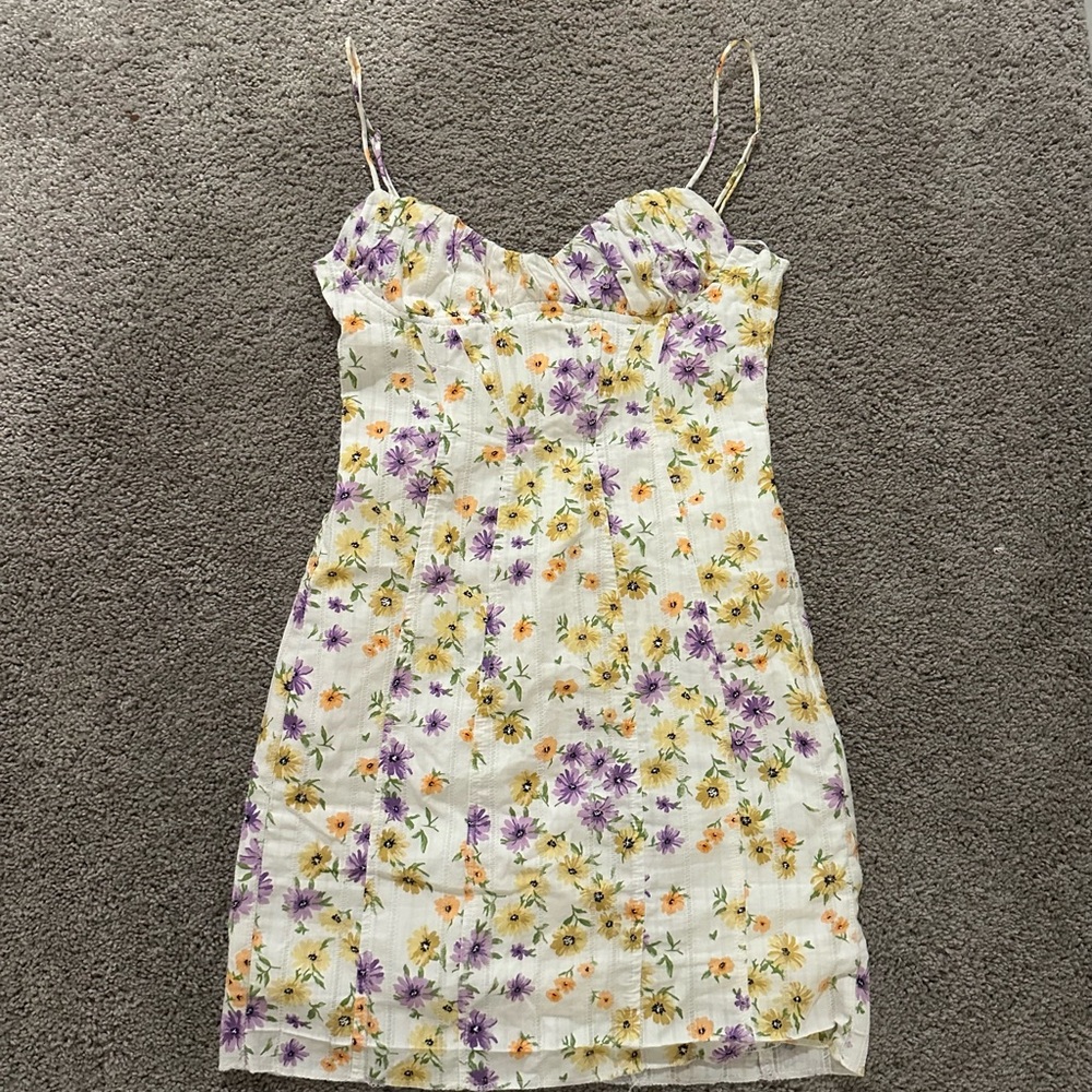 Floral Spaghetti Strap Dress